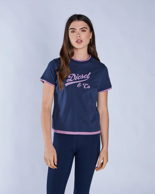 DIESEL Arlette Tee Navy Blossom