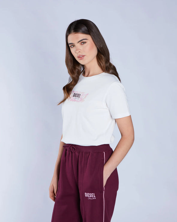 DIESEL Lorrie Tee Lunar White