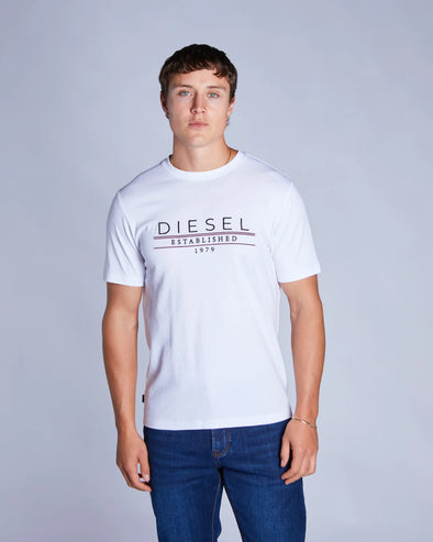 DIESEL Duncan Tee Liberty White