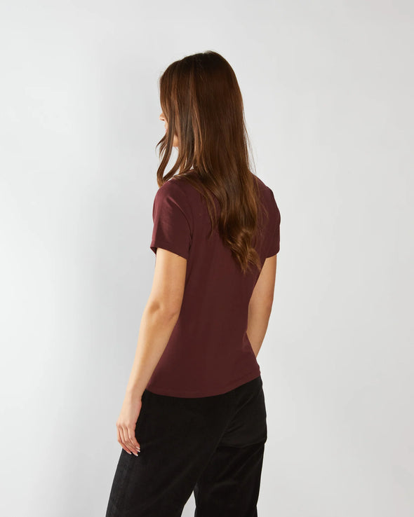 DIESEL Birdie Tee Deep cherry