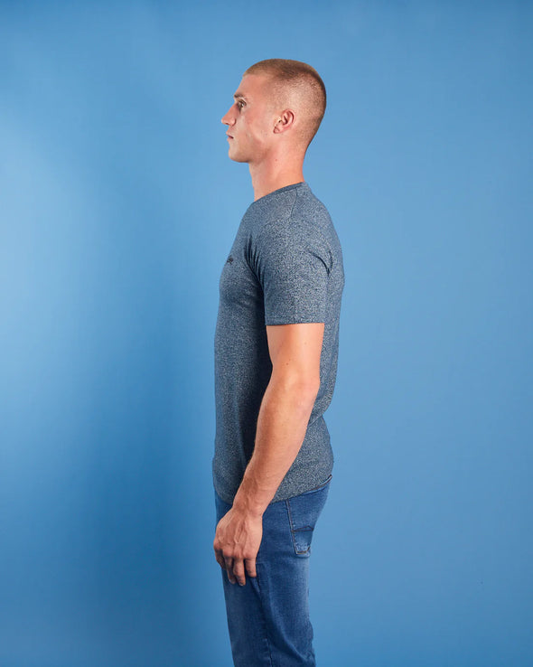 DIESEL Basic Sky O Neck Midnight Teal