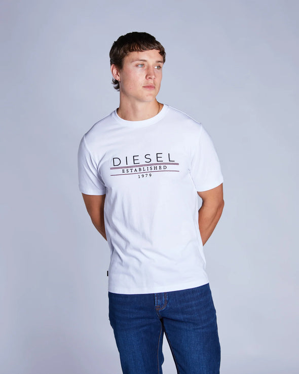 DIESEL Duncan Tee Liberty White