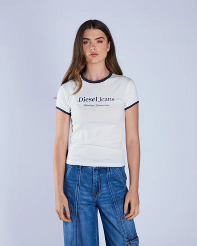 DIESEL Bowen Tee Chalk
