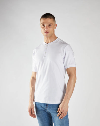 DIESEL Pacey Henley Optic White
