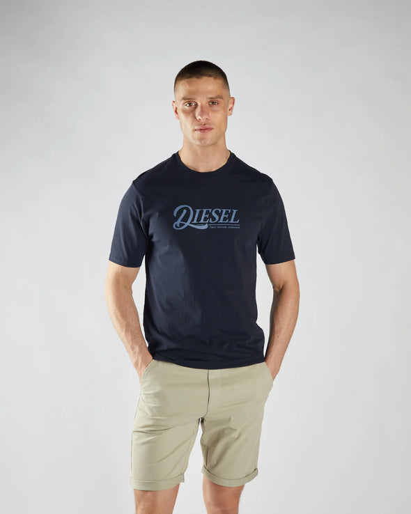 DIESEL Pendleton Tee Midnight Blue