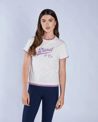 DIESEL Arlette Tee Ivory Petal