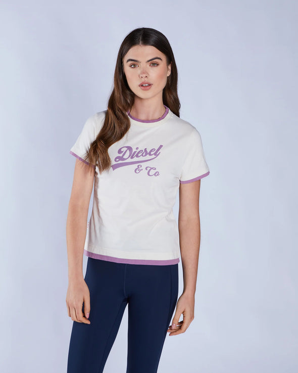 DIESEL Arlette Tee Ivory Petal