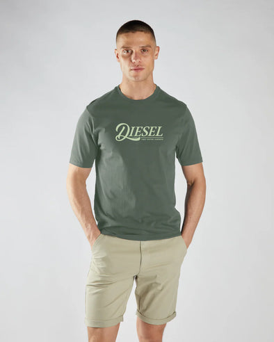 DIESEL Pendleton Tee Lawn Green