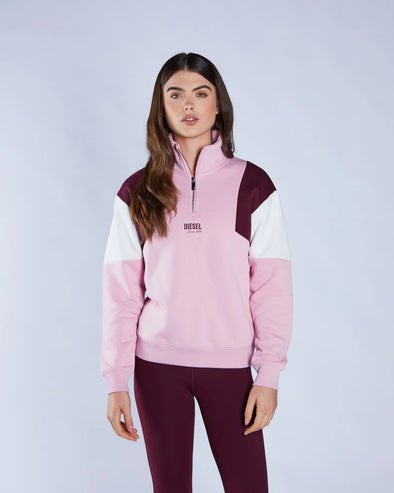 DIESEL Lucy Half zip Multi Pink