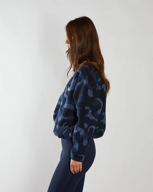 DIESEL Mimi Half Zip Camo Print