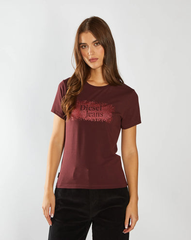 DIESEL Birdie Tee Deep cherry