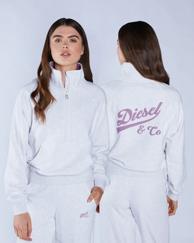 DIESEL Annie Half Zip GREY MARL
