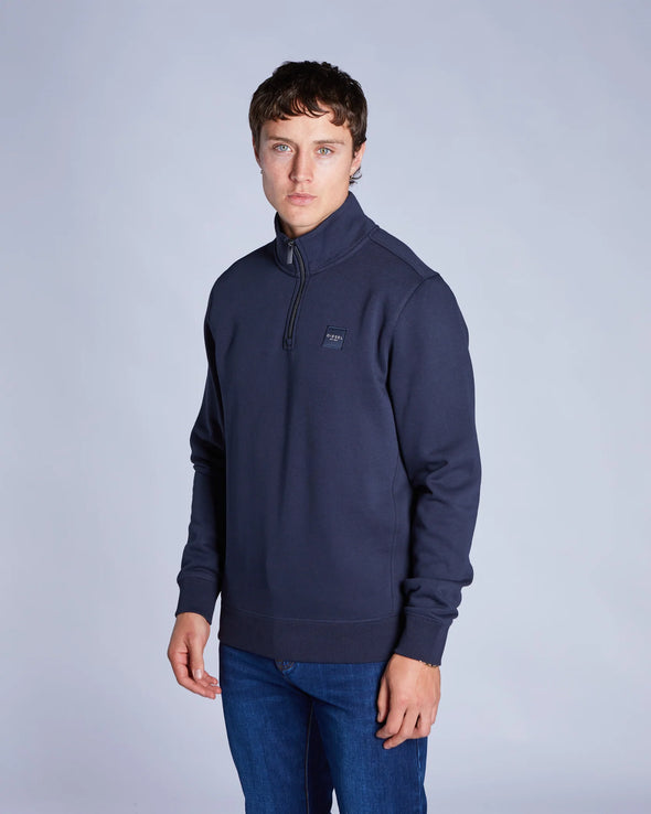 DIESEL Dax Half Zip Salute Navy