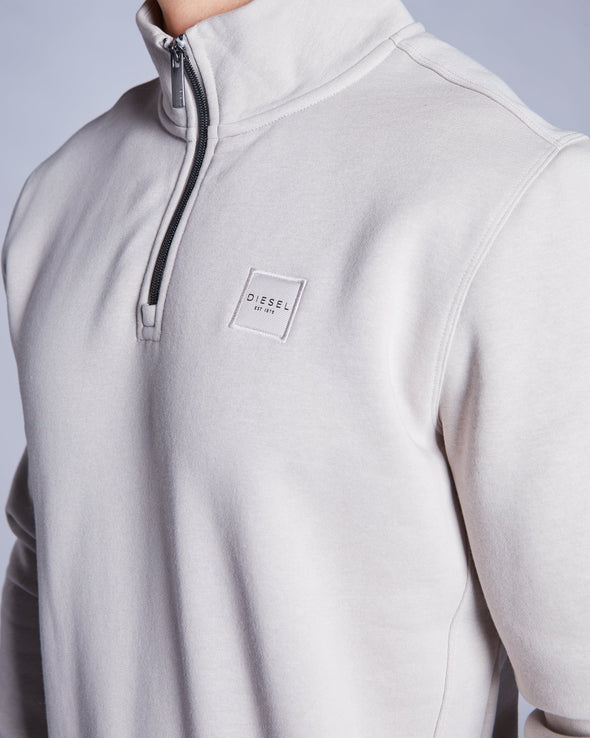 DIESEL Dax Half Zip Beachcomber