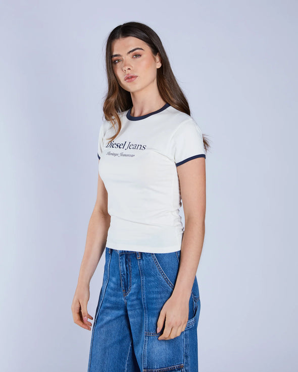 DIESEL Bowen Tee Chalk