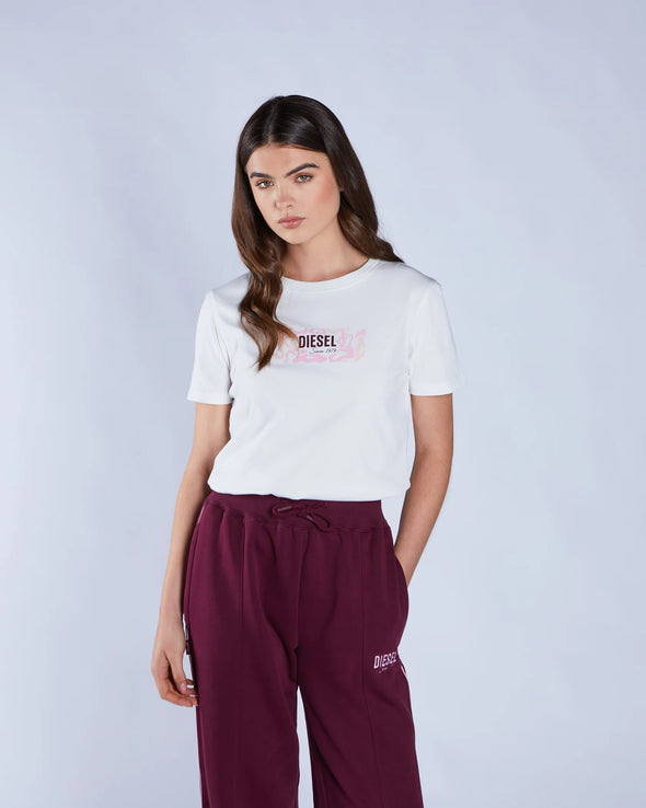 DIESEL Lorrie Tee Lunar White