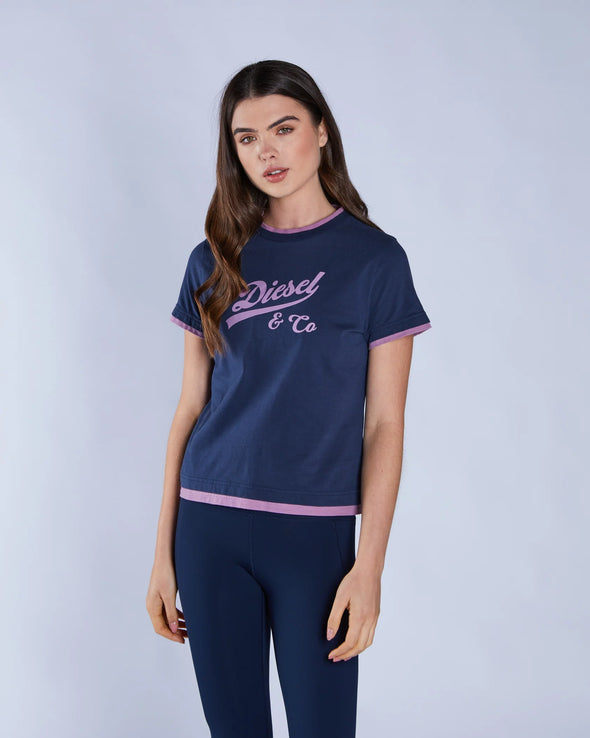 DIESEL Arlette Tee Navy Blossom