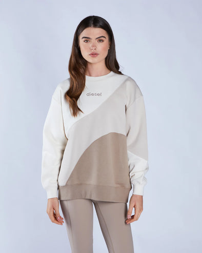 DIESEL Waverly Sweatshirt Multi Brown