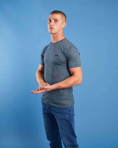 DIESEL Basic Sky O Neck Midnight Teal