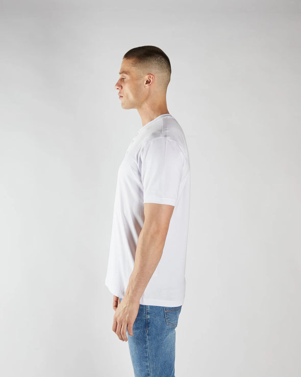 DIESEL Pacey Henley Optic White