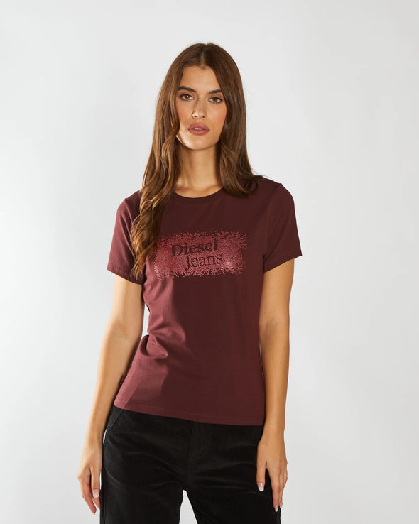 DIESEL Birdie Tee Deep cherry