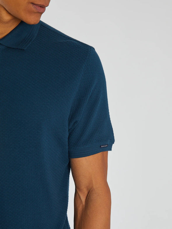 DIESEL Bach Polo Midnight Teal