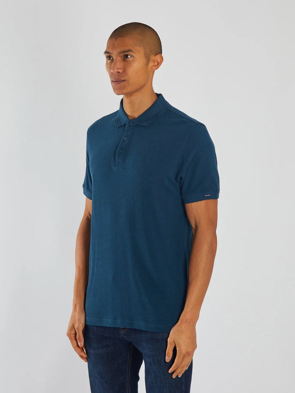 DIESEL Bach Polo Midnight Teal