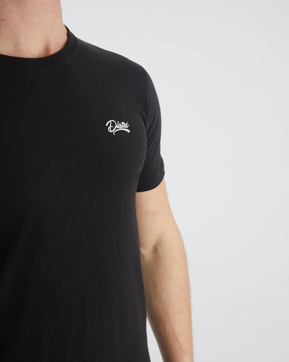 DIESEL Basic Caden O Neck Tee Black