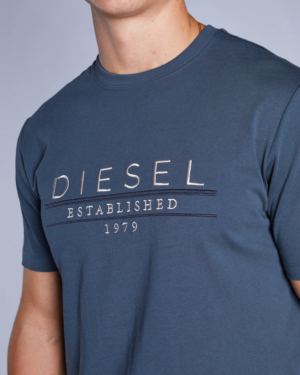 DIESEL Duncan Tee Petrol Blue