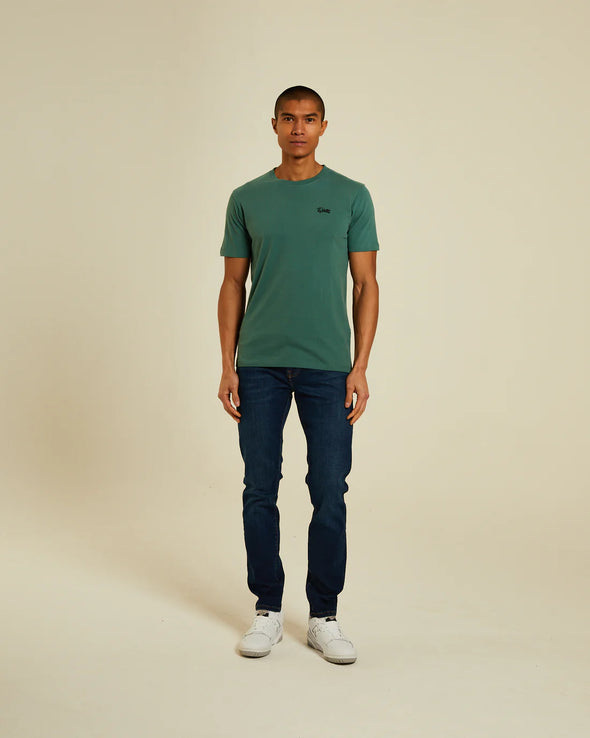 DIESEL Basic Caden O Neck Tee Green Trail