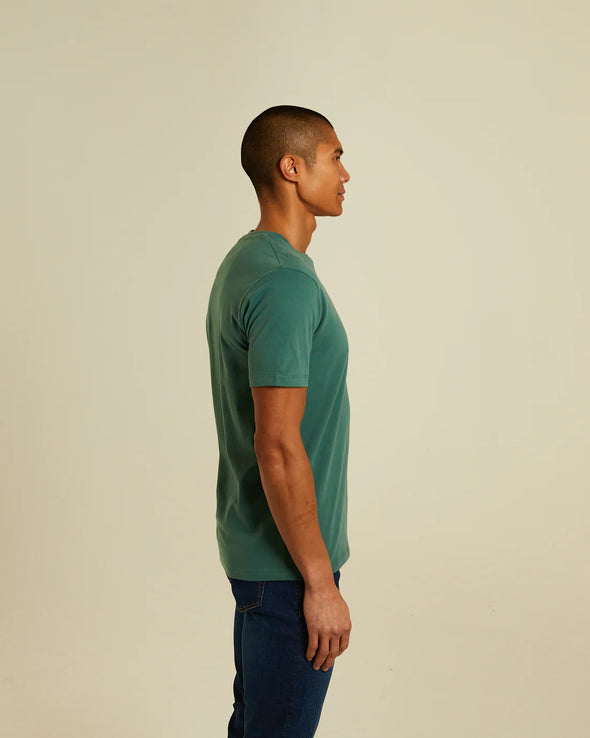 DIESEL Basic Caden O Neck Tee Green Trail