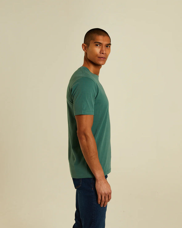 DIESEL Basic Caden O Neck Tee Green Trail