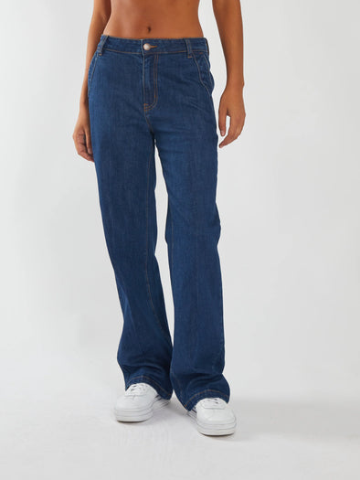 DIESEL Cara Wide Leg Blue Indigo