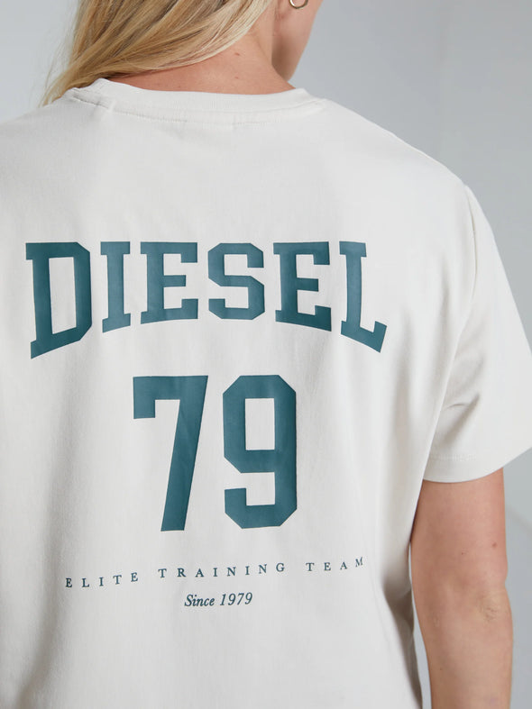 DIESEL Corda Tee Stone White