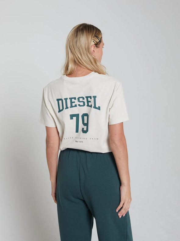 DIESEL Corda Tee Stone White