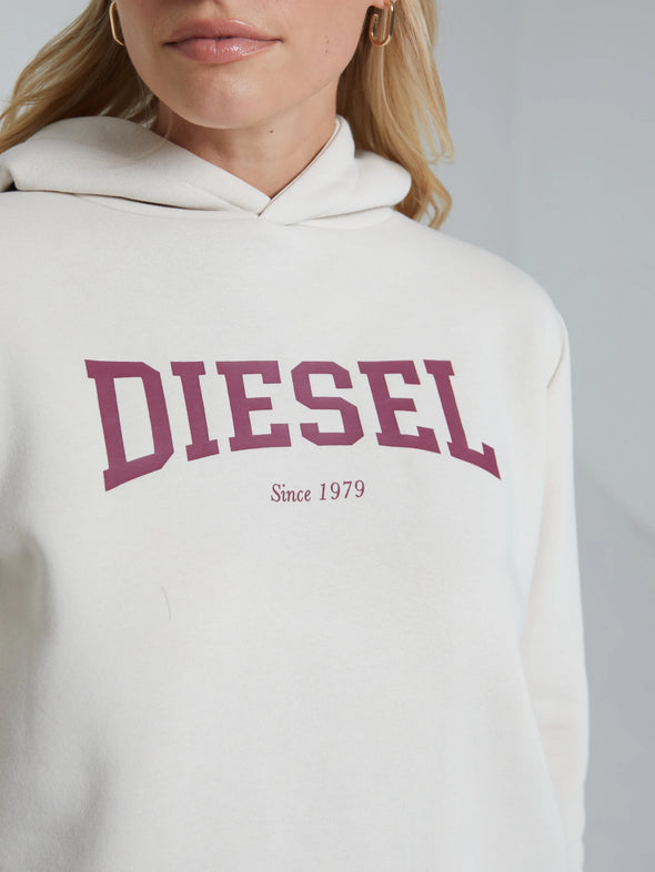 DIESEL Crew Hood Stone White