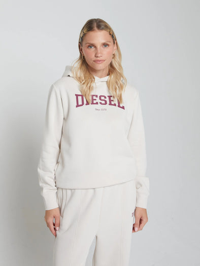 DIESEL Crew Hood Stone White