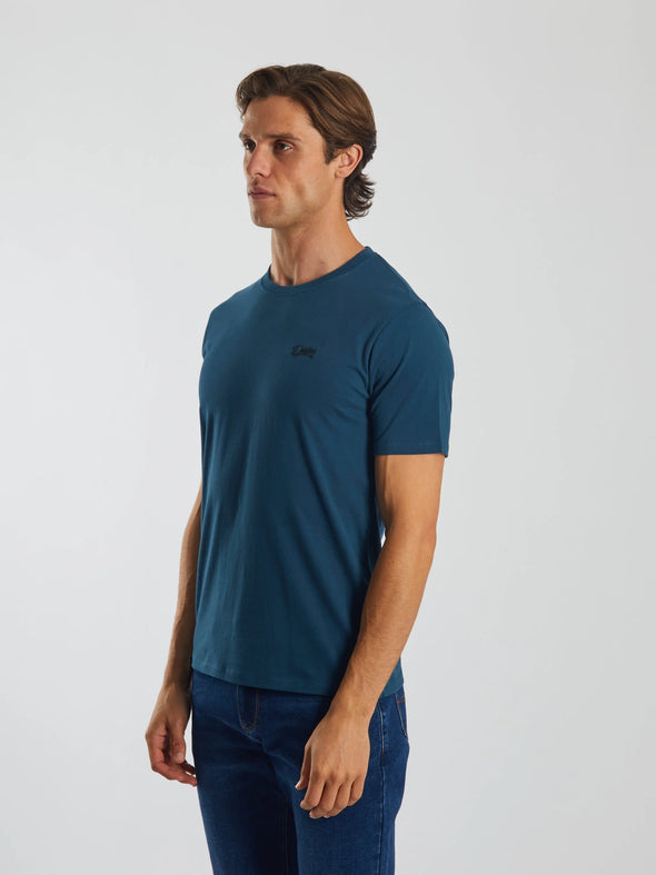 DIESEL Basic Caden O Neck Tee Midnight Teal