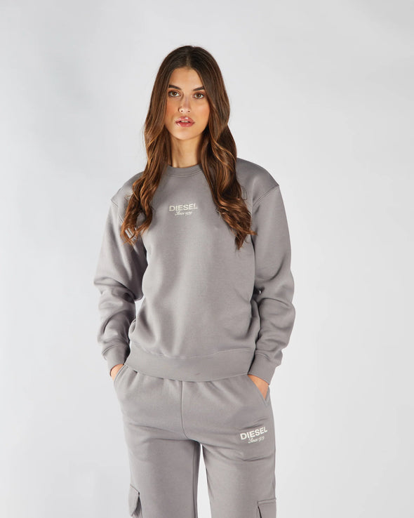 DIESEL Casandra Sweatshirt Grey Blue