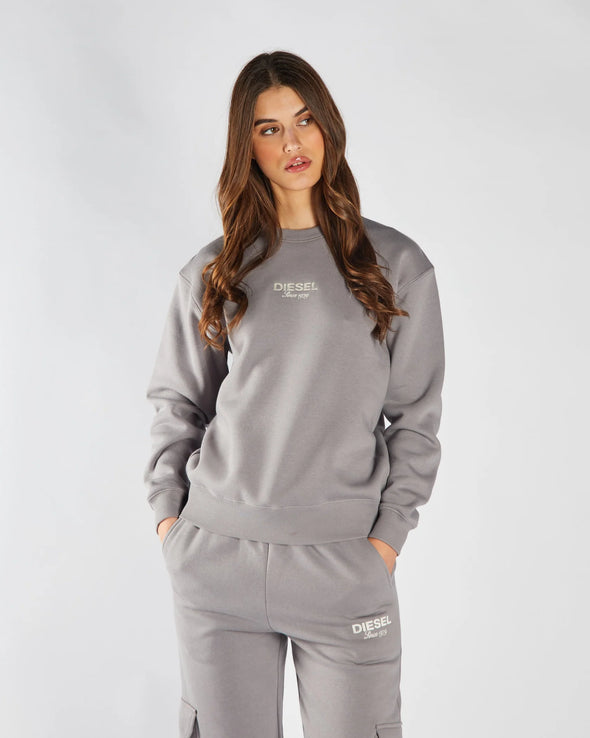 DIESEL Casandra Sweatshirt Grey Blue