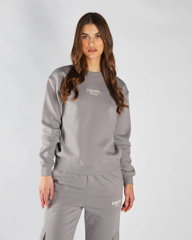 DIESEL Casandra Sweatshirt Grey Blue