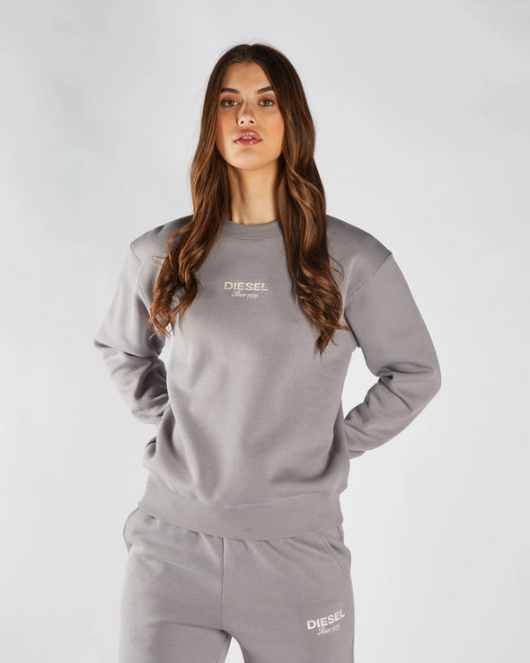DIESEL Casandra Sweatshirt Grey Blue