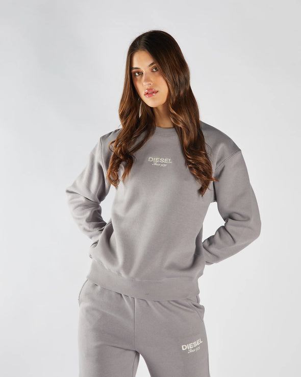 DIESEL Casandra Sweatshirt Grey Blue