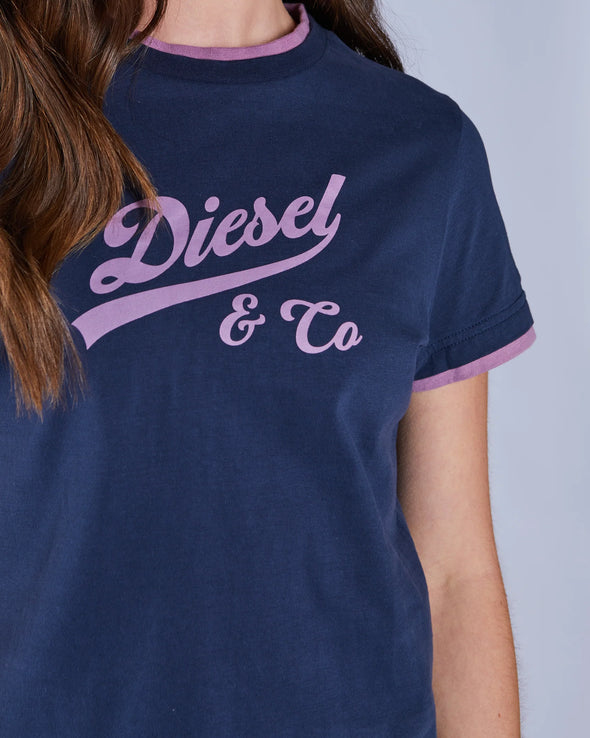 DIESEL Arlette Tee Navy Blossom