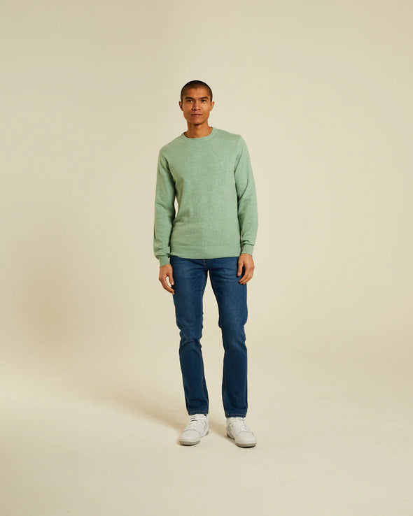 DIESEL Dylan Round Neck Surf Green Marl