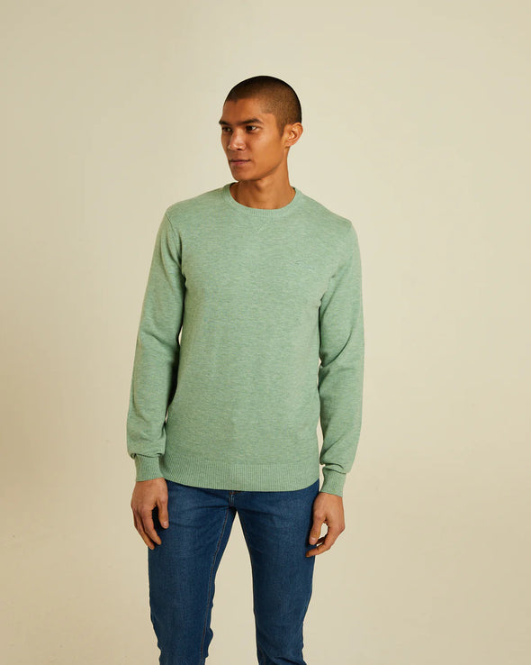 DIESEL Dylan Round Neck Surf Green Marl