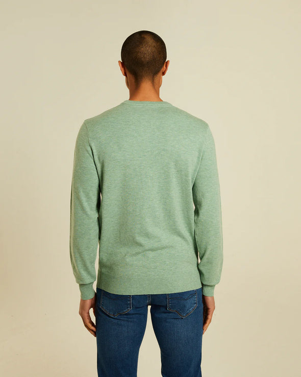 DIESEL Dylan Round Neck Surf Green Marl