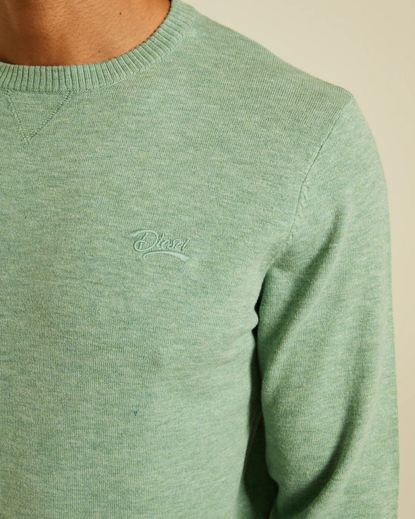 DIESEL Dylan Round Neck Surf Green Marl