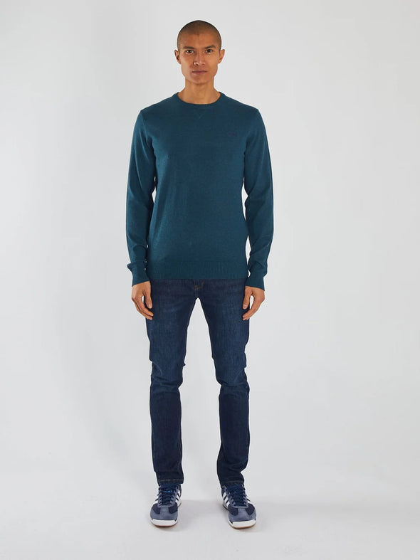 DIESEL Dylan Round Neck Midnight Teal Marl