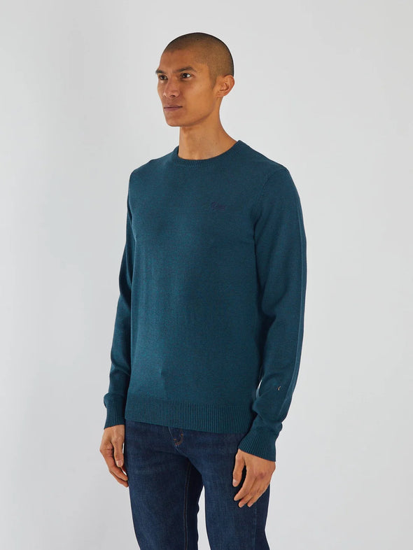 DIESEL Dylan Round Neck Midnight Teal Marl